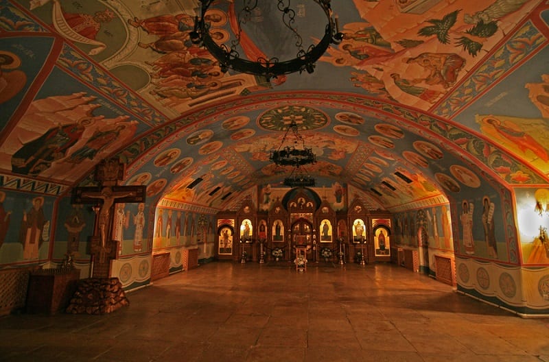 подземные храмы Михаила Архангела, Антония и Феодосия Печерских